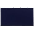 Pemberly Row Contemporary Farmhouse 2 Drawer Writing Desk in Navy