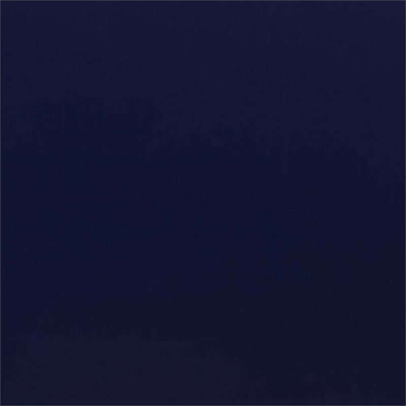 Pemberly Row Contemporary Farmhouse 2 Drawer Writing Desk in Navy