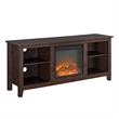 Pemberly Row Traditional Wood TV Stand for TVs up to 60