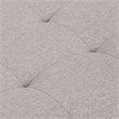 Pemberly Row 34 in. W Rectangle Storage Ottoman in Cloud Gray Linen Look Fabric