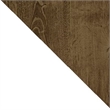 Pemberly Row 2-Drawer Solid Wood End Table in White / Rustic Brown