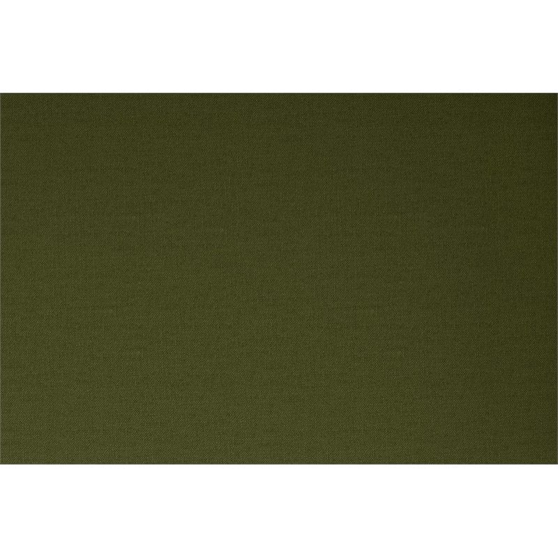 Pemberly Row Contemporary Linen Sleeper Sofa in Green Finish