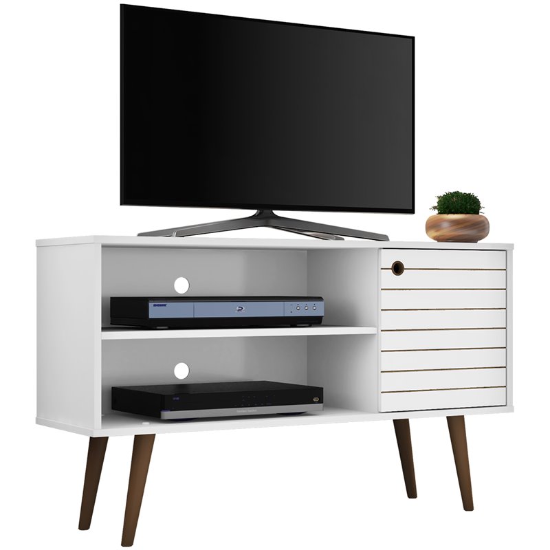 Pemberly Row Modern Wood TV Stand for TVs up to 46