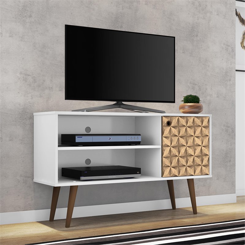 Pemberly Row Wood TV Stand for TVs up to 46