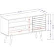Pemberly Row Wood TV Stand for TVs up to 46