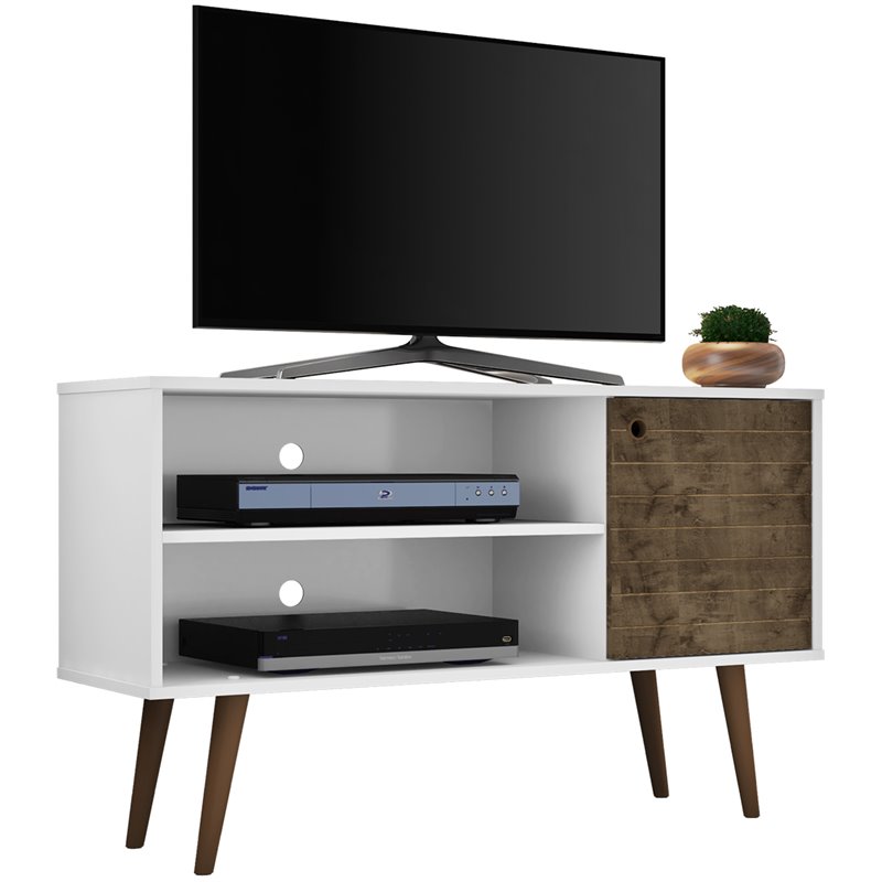 Pemberly Row Wood TV Stand for TVs up to 46