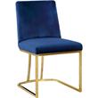 Pemberly Row Contemporary Navy Velvet Dining Chair (Set of 2)