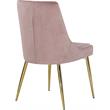 Pemberly Row Contemporary Pink Velvet Dining Chair (Set of 2)