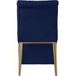Pemberly Row Contemporary Navy Velvet Dining Chair (Set of 2)