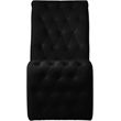 Pemberly Row Contemporary Black Velvet Dining Chair (Set of 2)