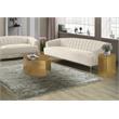 Pemberly Row Contemporary Brushed Gold Finish Modular Coffee Table