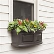 Pemberly Row 2ft Traditional Plastic Window Box in Espresso Finish