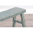 Pemberly Row Contemporary Sea Grass Finish Counter Wood Table