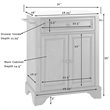Pemberly Row Natural Wood Top Portable Kitchen Island in Mahogany