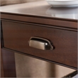 Pemberly Row Solid Wood Square End Table in Chocolate Cherry