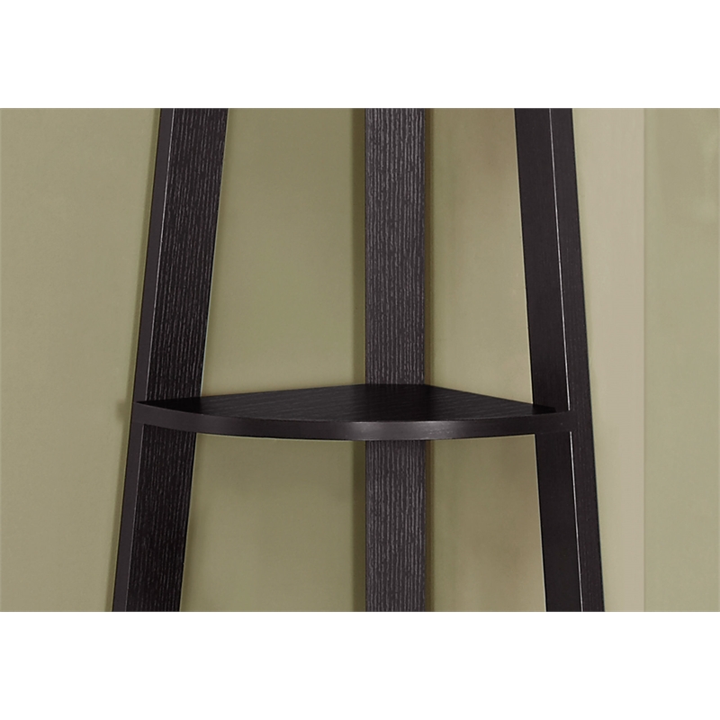 Pemberly Row Bookshelf Etagere Corner 5 Tier 72