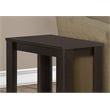 Pemberly Row Accent Table Side End Nightstand Lamp Living Room/Bedroom in Brown