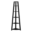 Pemberly Row Bookshelf Etagere Corner 5 Tier 72