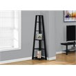 Pemberly Row Bookshelf Etagere Corner 5 Tier 72