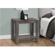 Pemberly Row Accent Table Side End Nightstand Lamp Living Room/Bedroom in Grey