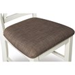 Pemberly Row Wood Set of Two X-Back Dining Side Chairs in Vanilla White