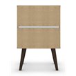 Pemberly Row Contemporary 1-Drawer Solid Wood End Table in White