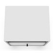 Pemberly Row Contemporary 1-Drawer Solid Wood End Table in White