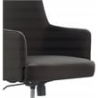 Pemberly Row Contemporary Home Office Chair in Gray Finish Fabric