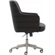 Pemberly Row Contemporary Home Office Chair in Gray Finish Fabric