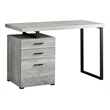 Pemberly Row Computer Desk Home Office Laptop Storage Drawers 48