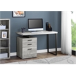 Pemberly Row Computer Desk Home Office Laptop Storage Drawers 48