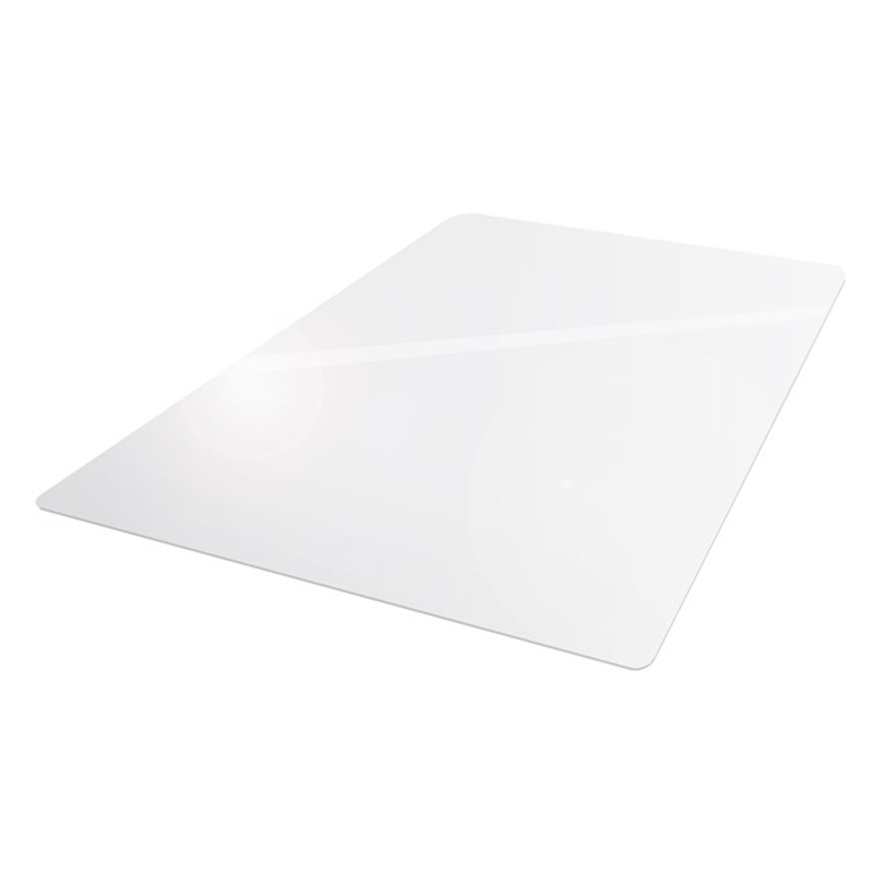 Pemberly Row Polycarbonate Chair Mat for Hard Floor in Clear - 48 x 60 inch