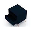 Pemberly Row Modern Engineered Wood Nightstand in Midnight Blue