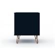 Pemberly Row Modern Engineered Wood Nightstand in Midnight Blue