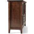 Pemberly Row Wood TV Media Stand in Russet Brown For TVs up to 55