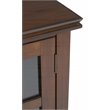 Pemberly Row Wood TV Media Stand in Russet Brown For TVs up to 55