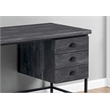 Pemberly Row Computer Desk Home Office Laptop Storage Drawers 55