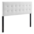 Pemberly Row Full Tufted Performance Velvet Headboard in White