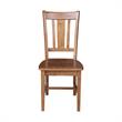 Pemberly Row Set of Two Solid Wood Splatback Chair Distressed Oak