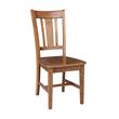 Pemberly Row Set of Two Solid Wood Splatback Chair Distressed Oak
