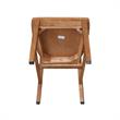Pemberly Row Set of Two Solid Wood Splatback Chair Distressed Oak