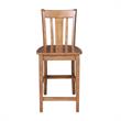 Pemberly Row Solid Wood Counter Height Stool - 24