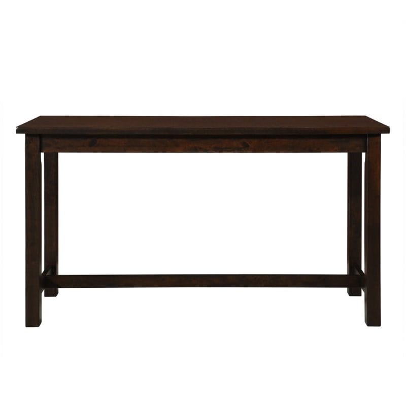 Pemberly Row 4 Piece Wood Counter Height Dining Set in Espresso