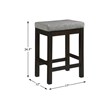 Pemberly Row 4 Piece Wood Counter Height Dining Set in Espresso