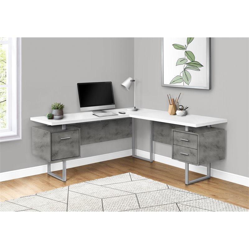 Pemberly Row Computer Desk Home Office Corner 70