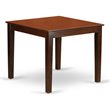 Pemberly Row Square Traditional Wood Dining Table in Mahogany