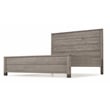 Pemberly Row Modern Solid Wood King Platform Bed in Driftwood Gray