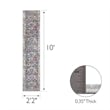 Pemberly Row Vintage Patchwork Boho Chic Faded Area Rug Runner 2'2