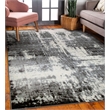 Pemberly Row Vintage Monochromatic Abstract Gray Area Rug Rectangle 3'9