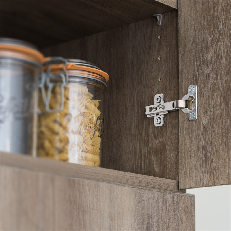 Pemberly Row 54 inch Drifted Gray Engineered Wood Wall Cabinet